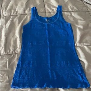 Blue tank top